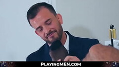 The pulsating cock of kinky businessman Marco Napoli is deeplythroated Thumb