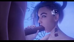 Blowjob big cock animation 3d hentai Thumb