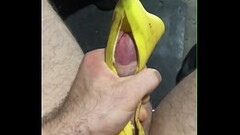 A dangerous CRIMINAL is Fucking a banana! Dirty Russian talk! Moans! Verbal humiliation Thumb