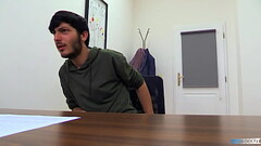 Ambitious Twink Hairdresser Compensates For His Lack Of Experience With A Raw Fuck At The Interview  Thumb