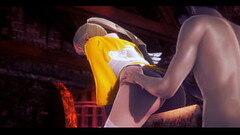 Konosuba squirting party with Aqua, Darkness and Megumin Thumb