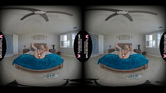 Solo blonde teen, Chanel Shortcake used vibrator, in VR Thumb