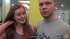HUNT4K. La coppia si stava allenando in palestra quando apparve un ricco cacciatore Thumb
