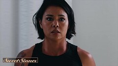 Asian milf (Dana Vespoli) rides inked stud (Small Hands) - Sweet Sinner Thumb